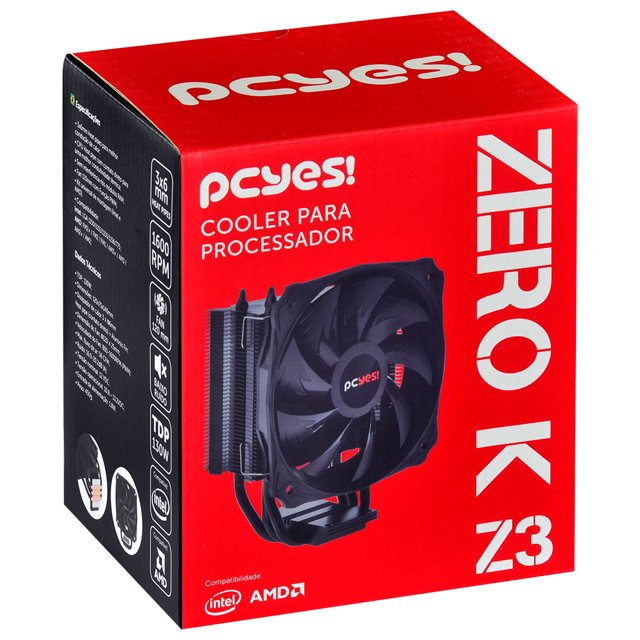 Cooler Para Processador Pcyes  Zero K Z3 ACZK3120