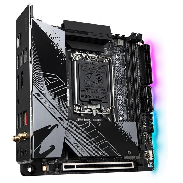Placa Mãe Gigabyte B760i Aorus Pro, Intel LGA 1700, Mini-ITX, DDR4, WI-FI, M.2