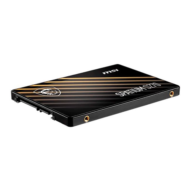 SSD MSI SPATIUM, 480GB, SATA III, 2,5" , Leituras: 500MB/s, Gravações: 450MB/s - SPATIUM-S270-480G.