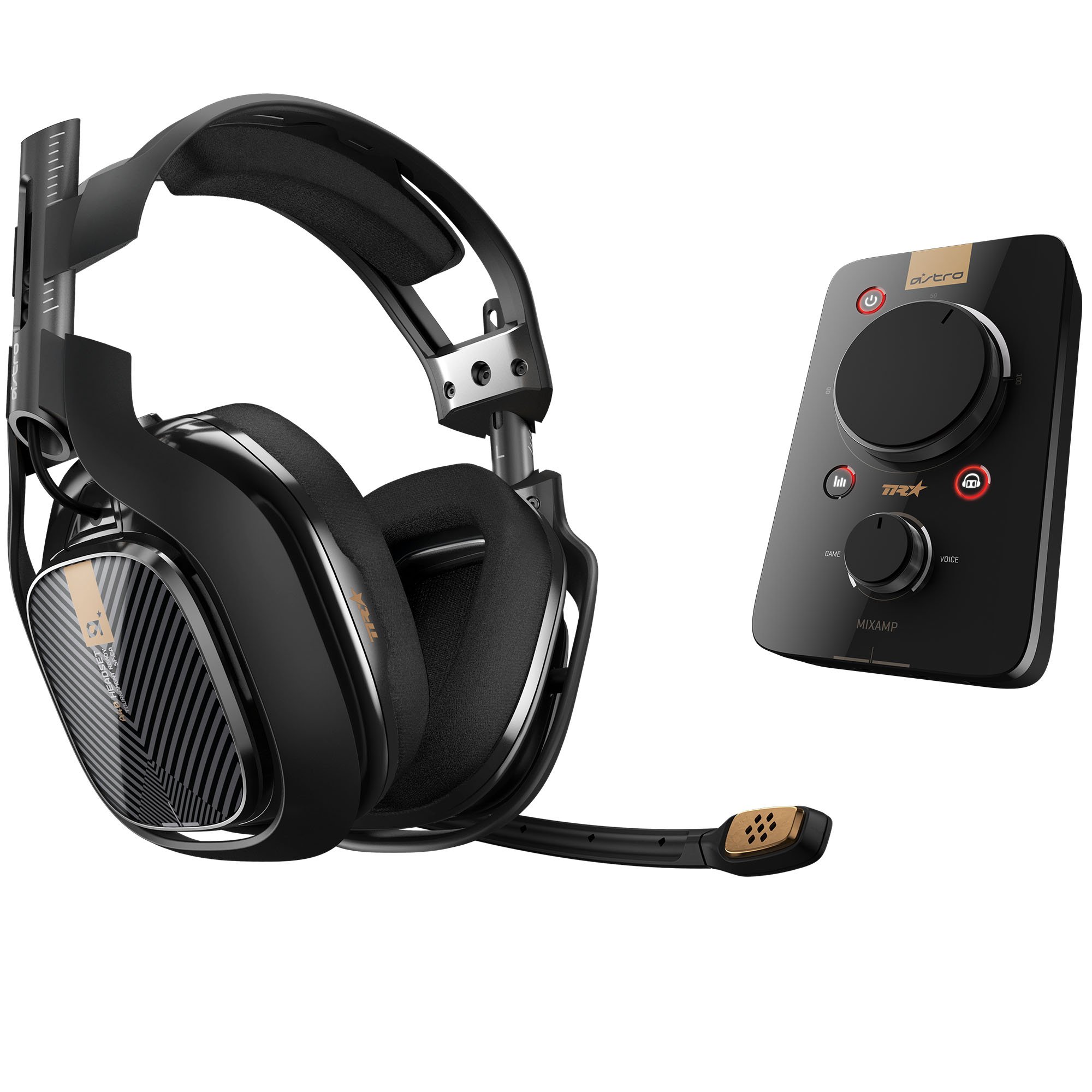 Headset Logitech Astro Gaming A40 TR + MixAmp Pro TR - PS4 - 939-001596