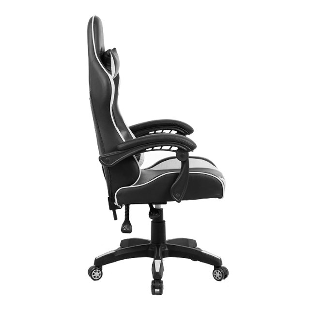 Cadeira Gamer Level, Branco/Preto- LVC01DN