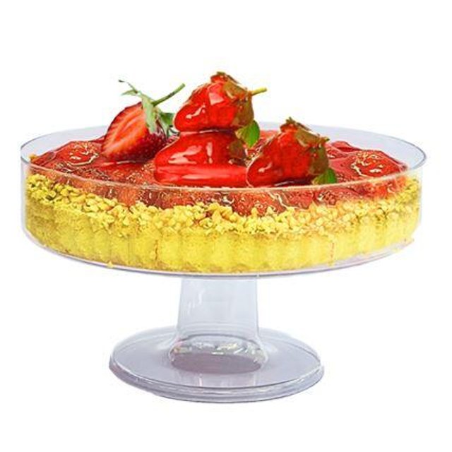TACA P/ SOBREMESA REDNONDA 1,100 L - TRANSPARENTE (6099A) - TOYS ...