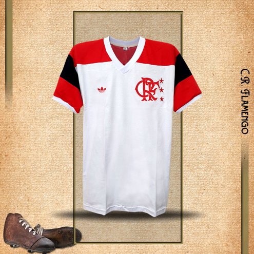 camisa do flamengo branca retro