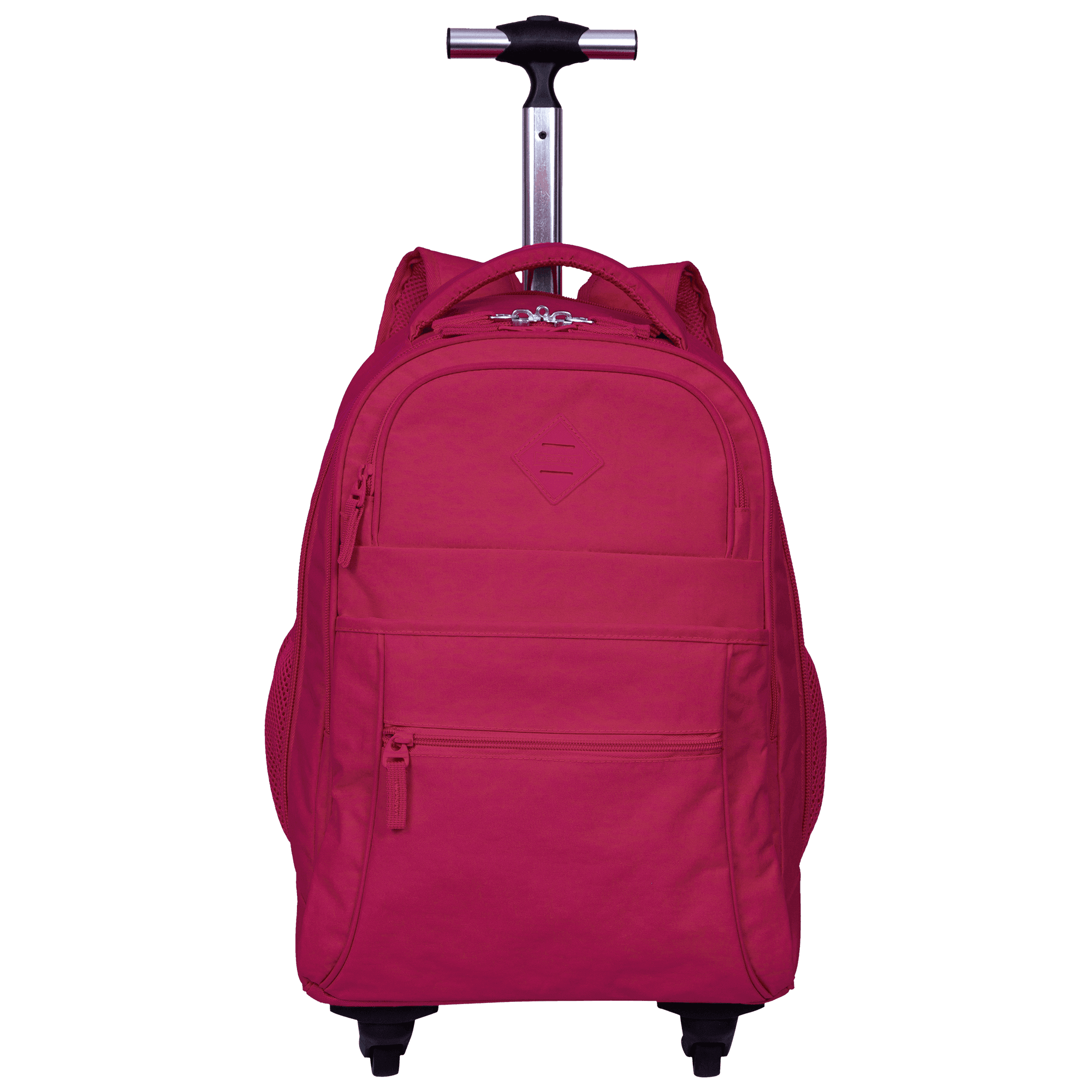 MOCHILA ESCOLAR 4 RODAS SESTINI ROLLING CRINKLE PINK | PAPELARIA PEPPER
