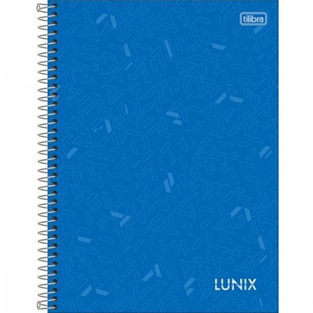 CADERNO UNIV. 1 MT TILIBRA LUNIX 80 FLS | PAPELARIA PEPPER