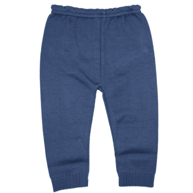 Calça Tricô Azul Jeans