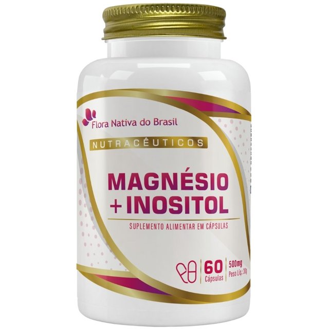 Magnésio + Mio-Inositol 60 cápsulas - Flora Nativa