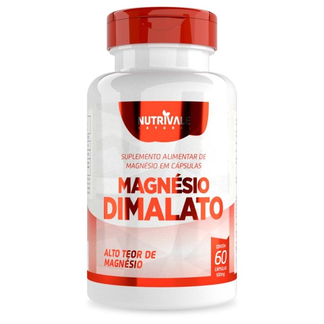 Magnésio Dimalato 260mg 60 cápsulas Nutrivale