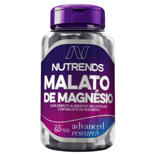 Malato de Magnésio (Magnésio Dimalato) 60 cápsulas - Nutrends