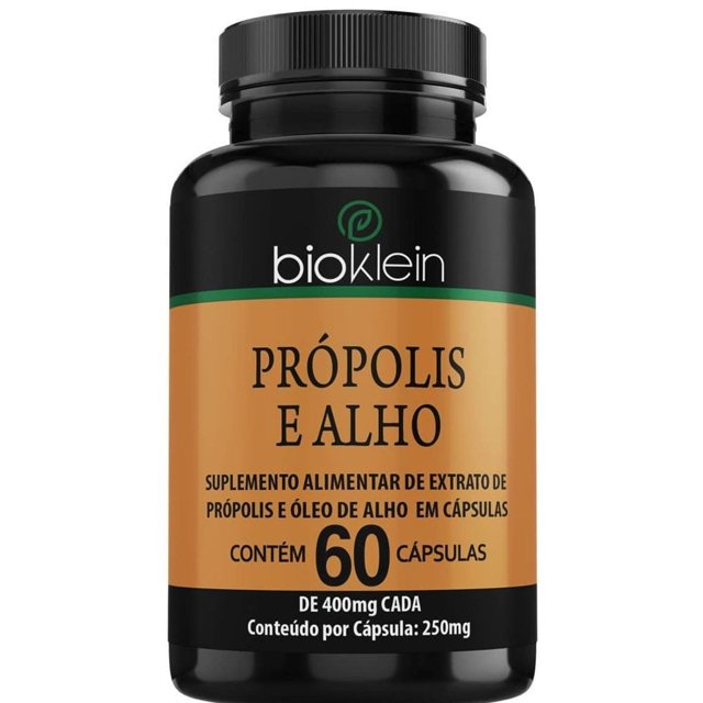 Própolis e Alho 400mg 60 cápsulas - Bioklein
