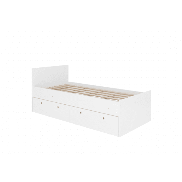 Cama Solteiro Com Gavetas Organizadoras, Single Bed With Storage Drawers Argos