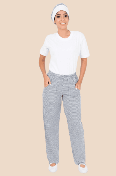 Cozinheiro Gastronomia CalÃ§a Xadrez Para Cozinheiro Calça Chef De