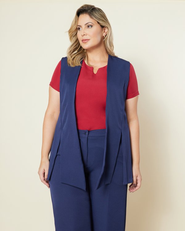 Maxi Colete sem Maga Dam Roupas