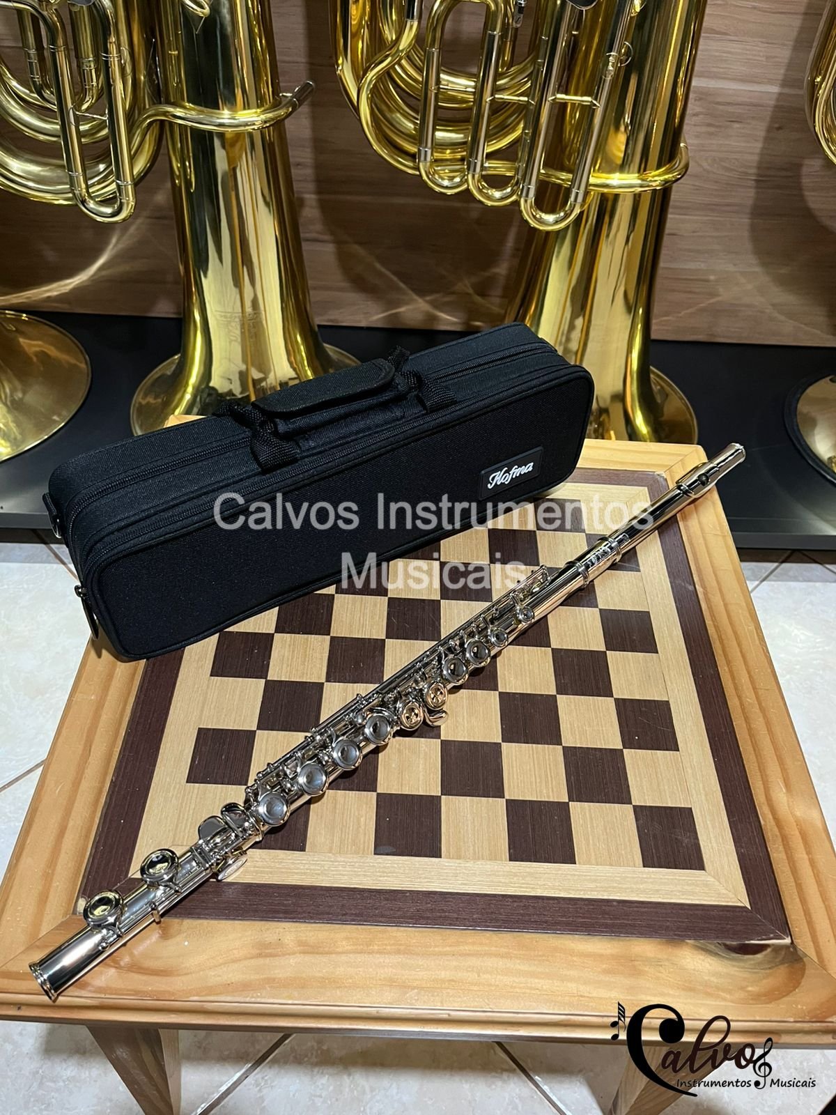 Flauta Transversal Hofma HFL01N | Calvos Instrumentos Musicais