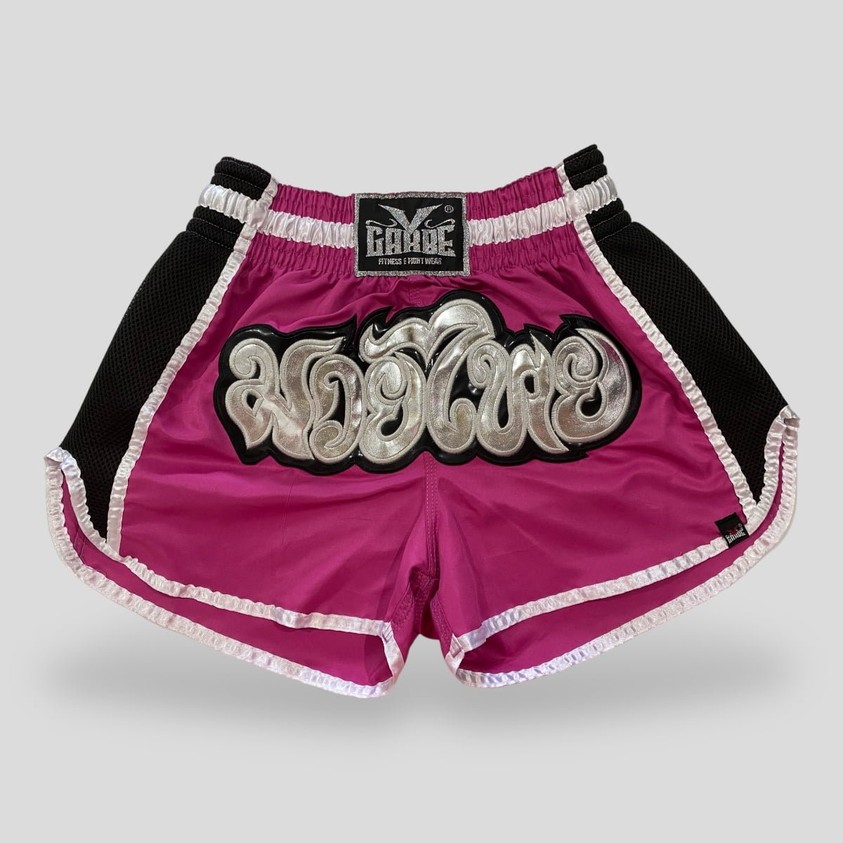 SHORT MUAY THAI GO CHAMPIONS - ROSA COM PRETO | VGARBE SHORT MUAY THAI GO CHAMPIONS - ROSA COM PRETO | VGARBE