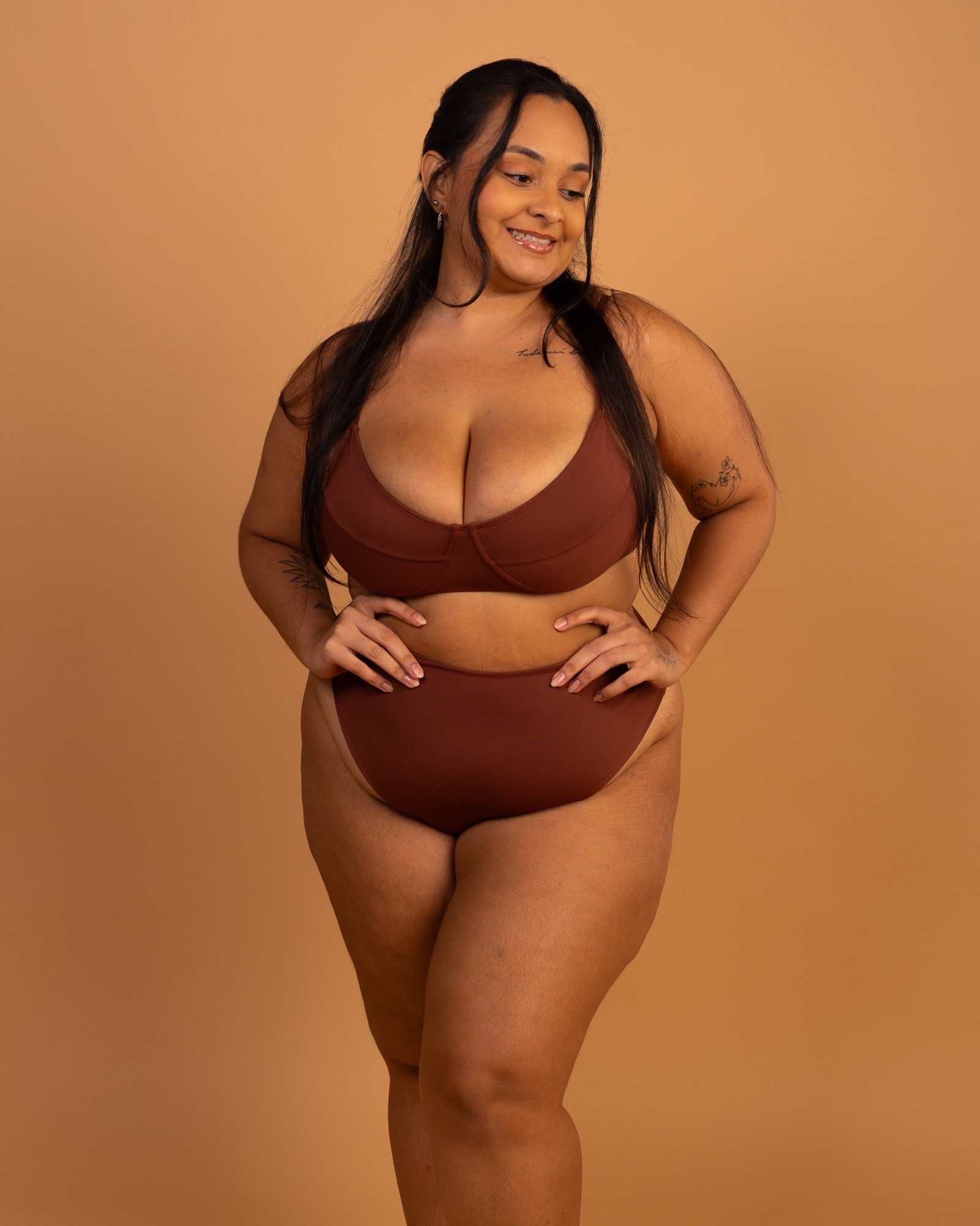 Biquíni Celina - Marrom | Banana Split