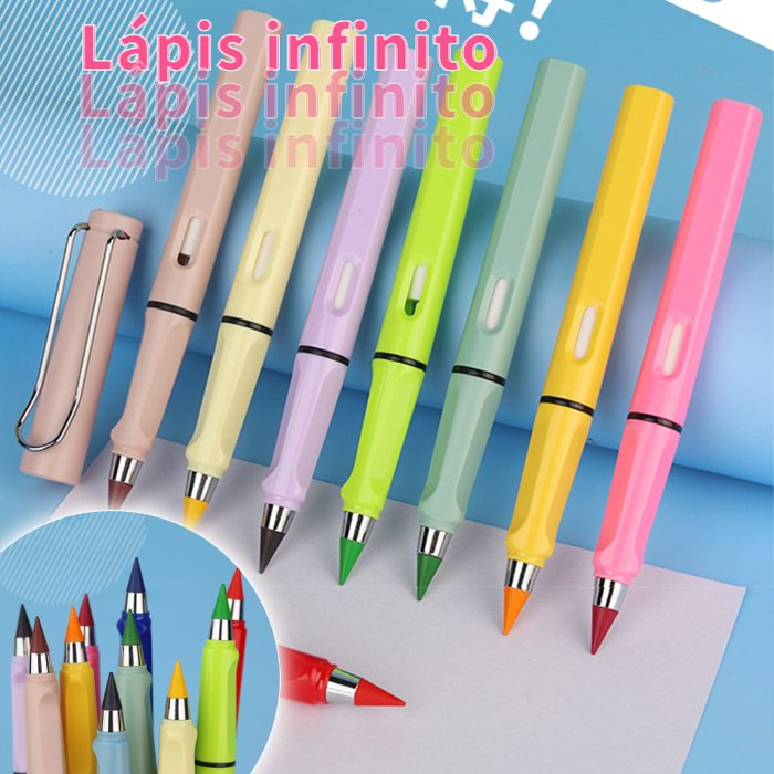 LÁPIS INFINITO CLASSIC COLORIDO | Papelaria Colorir