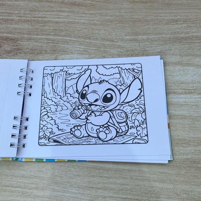 Livro de colorir Stitch 50 folhas | Papelaria Colorir