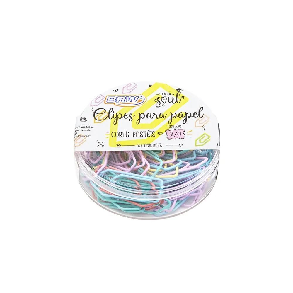 Clips Coloridos Tilibra - Organização e Alegria em 100 Unidades | Papel ...
