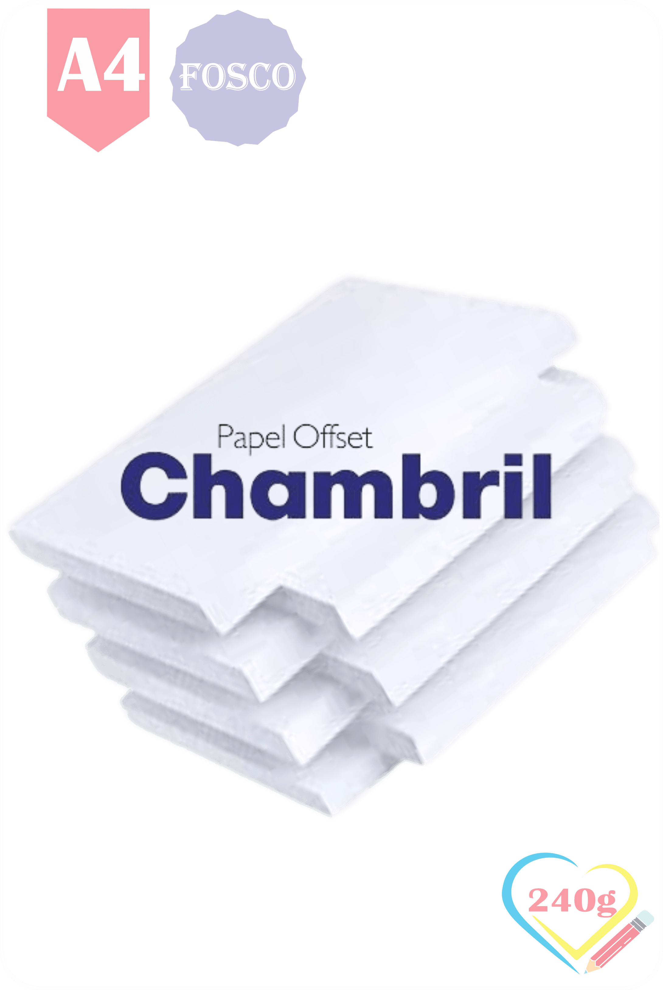 Offset Riga Papel Offset A4 Chambril | Papel Mania Aracaju
