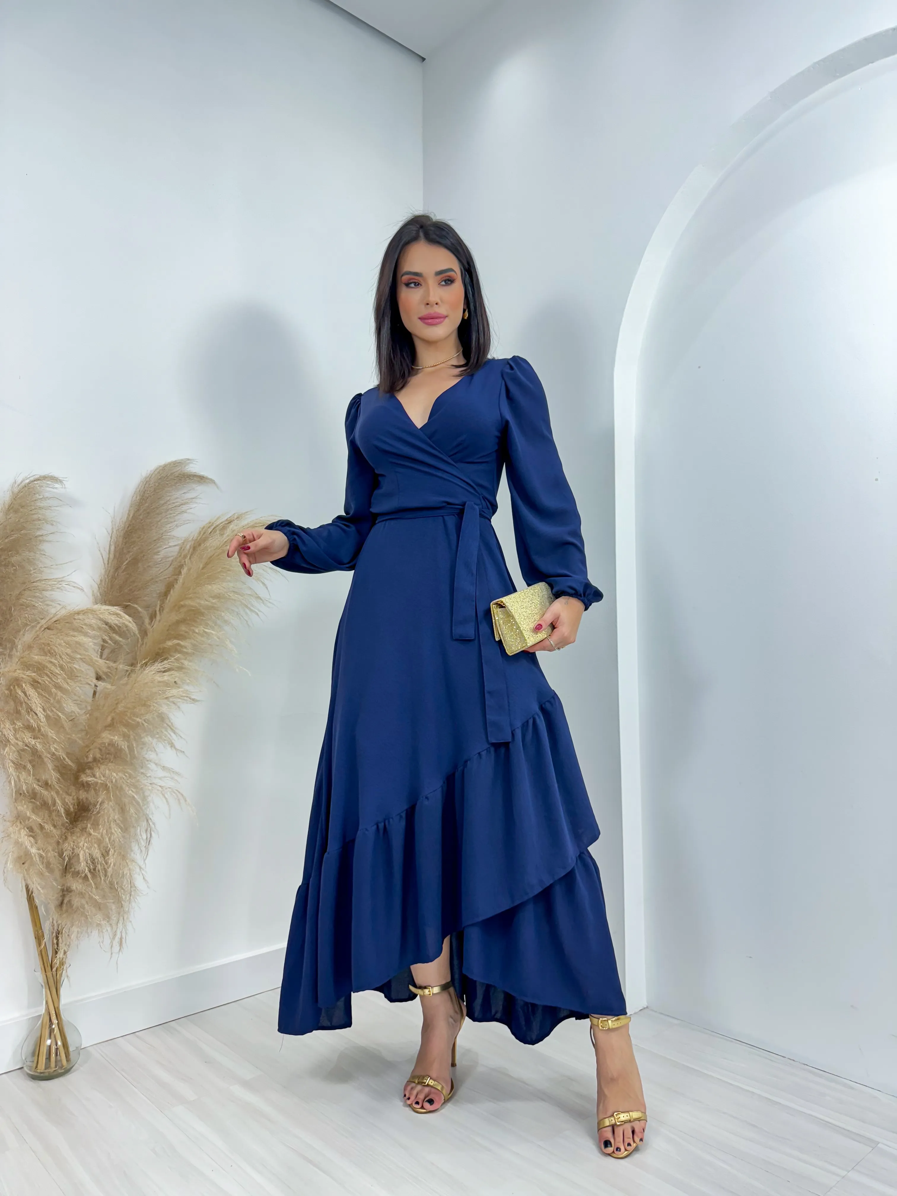 Vestido Transpassado Jay Menina Vest