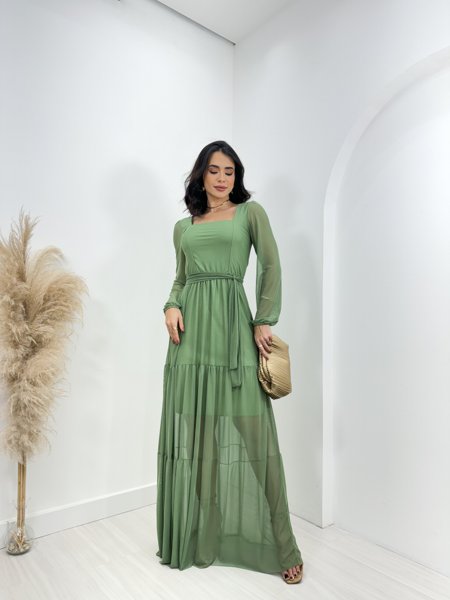 Vestido Longo Cancún - Menina Vest | Elegância e Sofisticação em