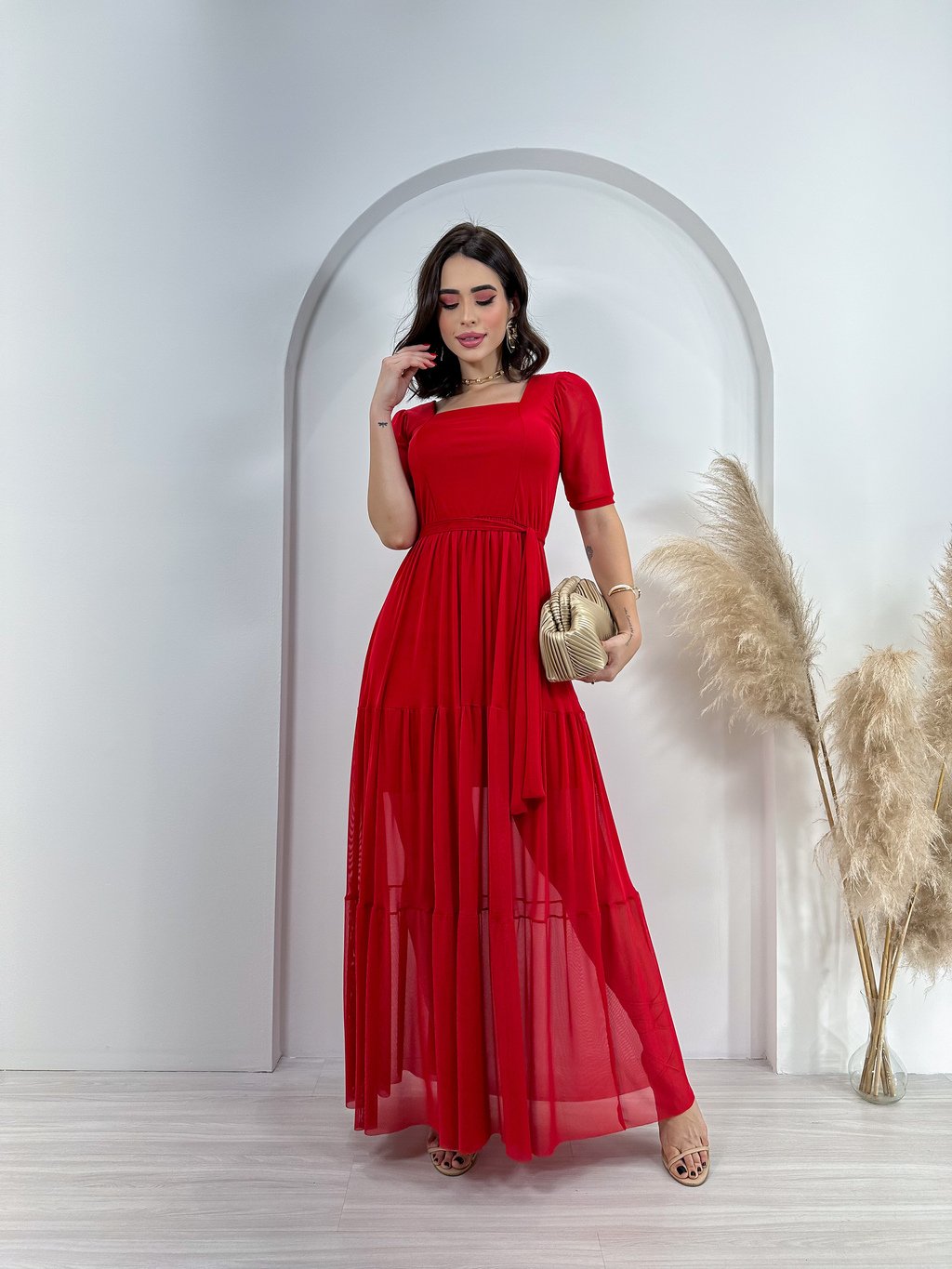 Vestido Lorena - Elegância e Conforto | Menina Vest | Menina Vest
