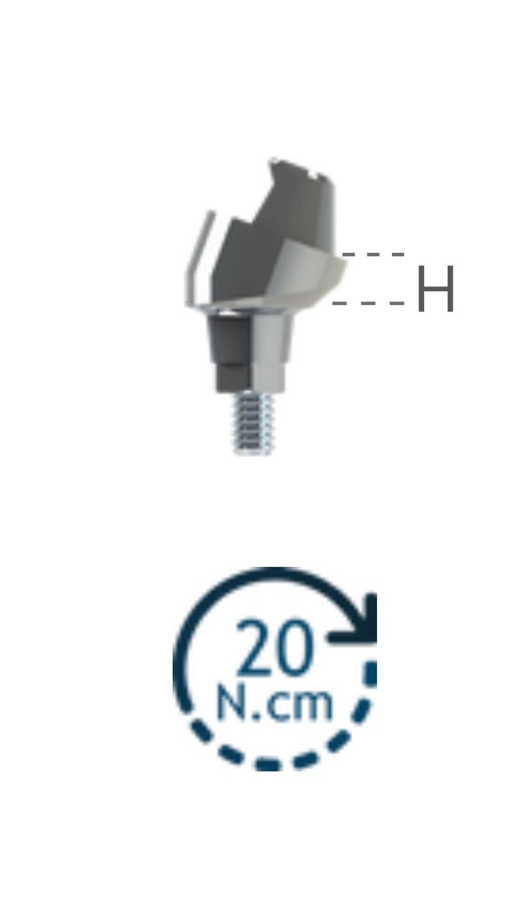 Aditamentos - Pilar Multi-Unit Angulado Au44 - Illice Implants