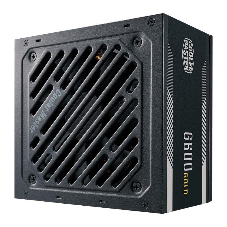 Fonte Cooler Master G600 Gold, 600W, 80 Plus Gold, Preto, MPW-6001