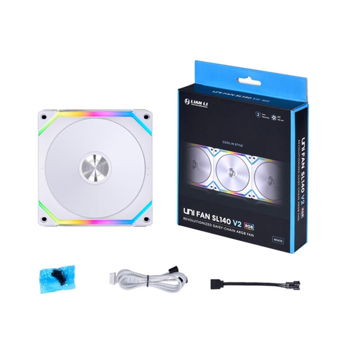 Cooler para Gabinete Lian Li Uni Fan SL 140 V2, 140mm, ARGB