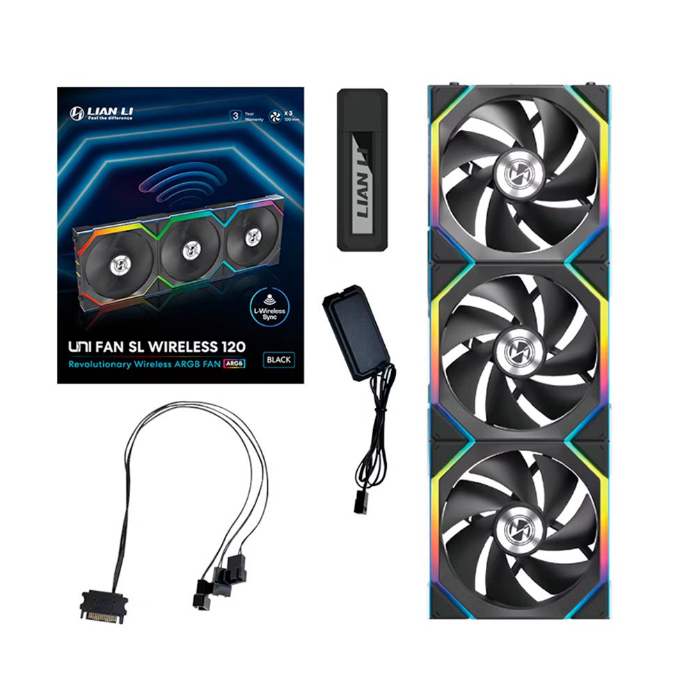 PC用ファン・クーラー LianLi UNI FAN SL Wireless LCD 120 3pack 417i5pq9vefdfcimgzrn5giodsz3ya