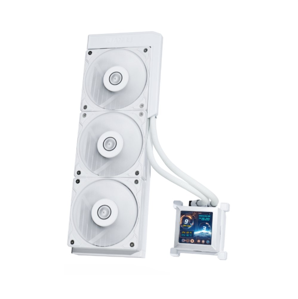 Water Cooler Hydroshift 360S Branco Display LCD, Lian Li, 360mm