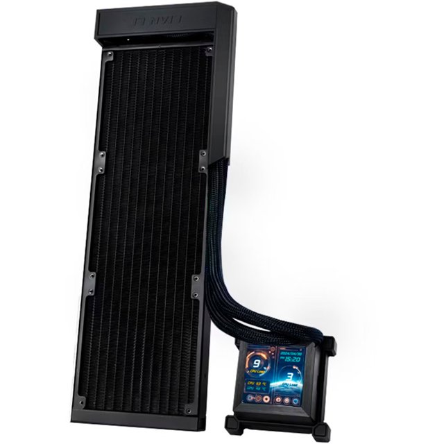 Water Cooler Hydroshift 360 Preto Display LCD, Lian Li, 360mm, AMD ...