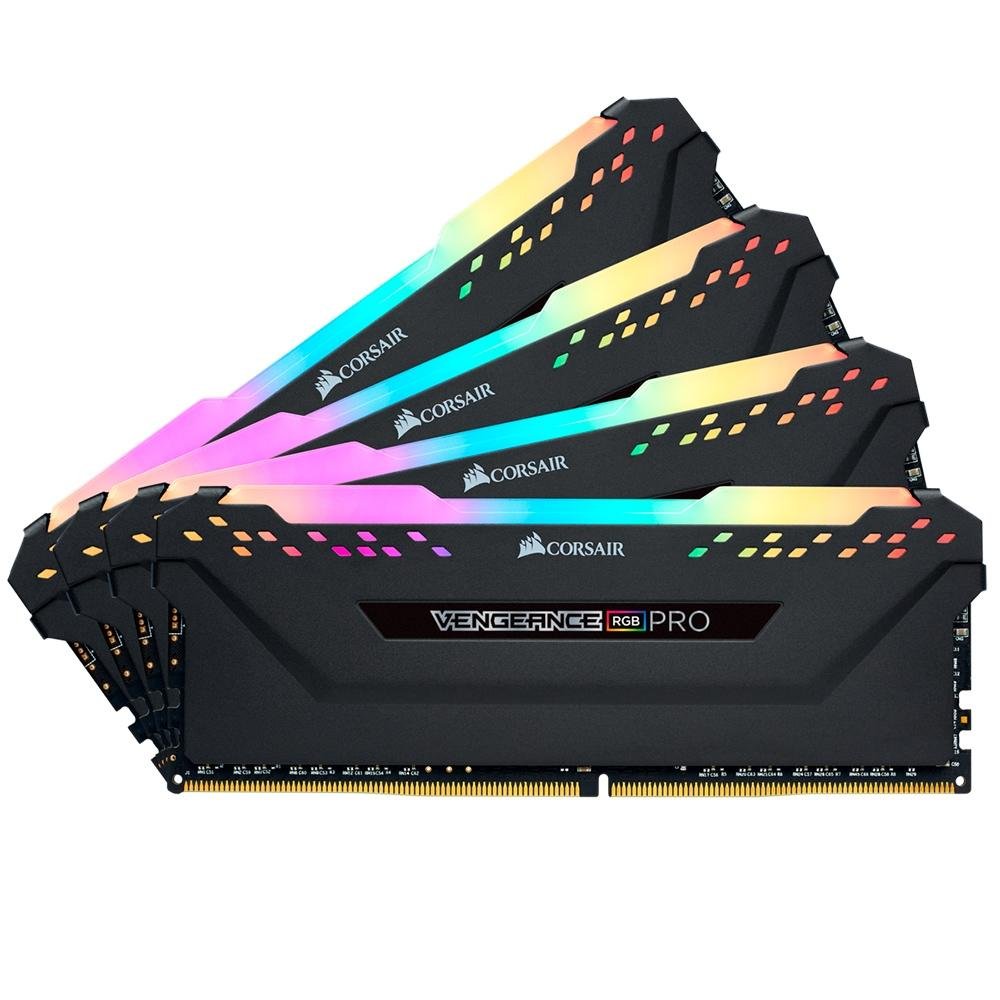 Memória Corsair Vengeance RGB Pro, 32GB (4x8GB), 3200MHz, DDR4