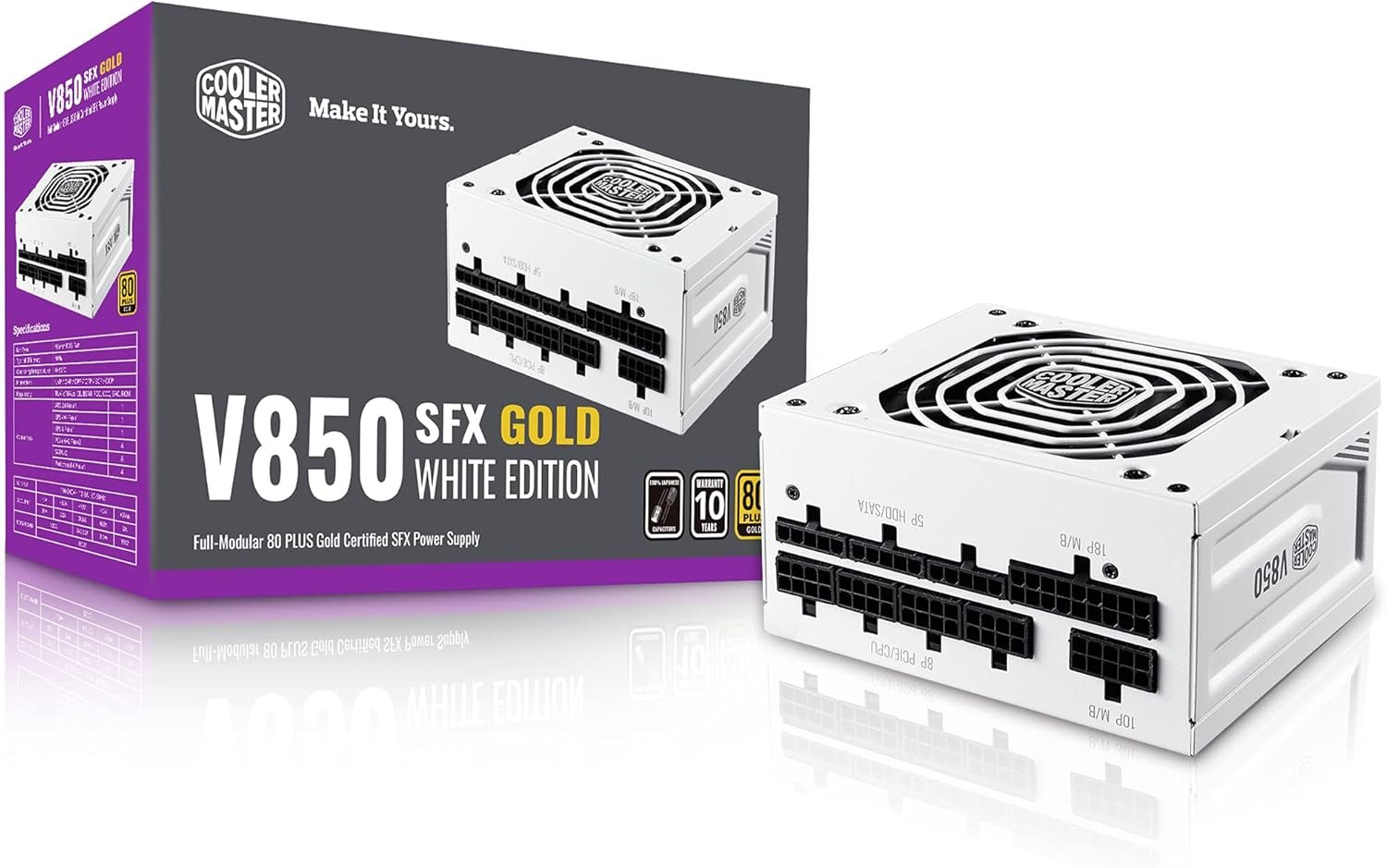Fonte Cooler Master V850 SFX Gold, 850W, Full Modular, 80 Plus