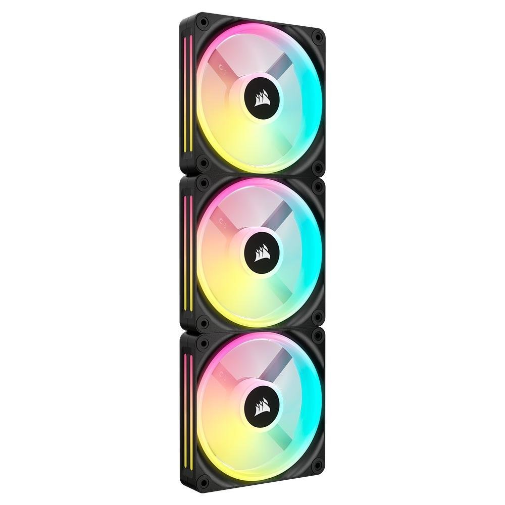 Kit 3x Cooler Fan Corsair iCUE LINK QX120 Magnéticas com