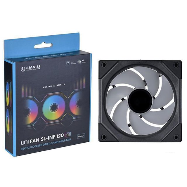 Cooler Fan Gamer 120 Lian Li Uni Fan SL Infinity, 120mm, ARGB