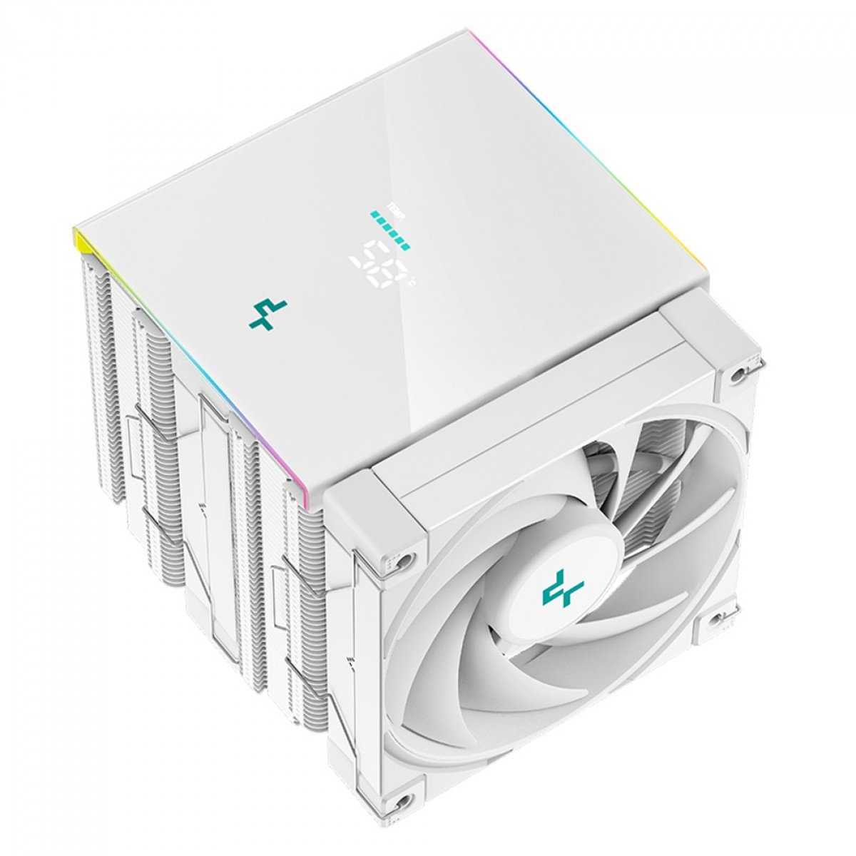Cooler Para Processador DeepCool AK620 Digital WH, 120mm, Intel