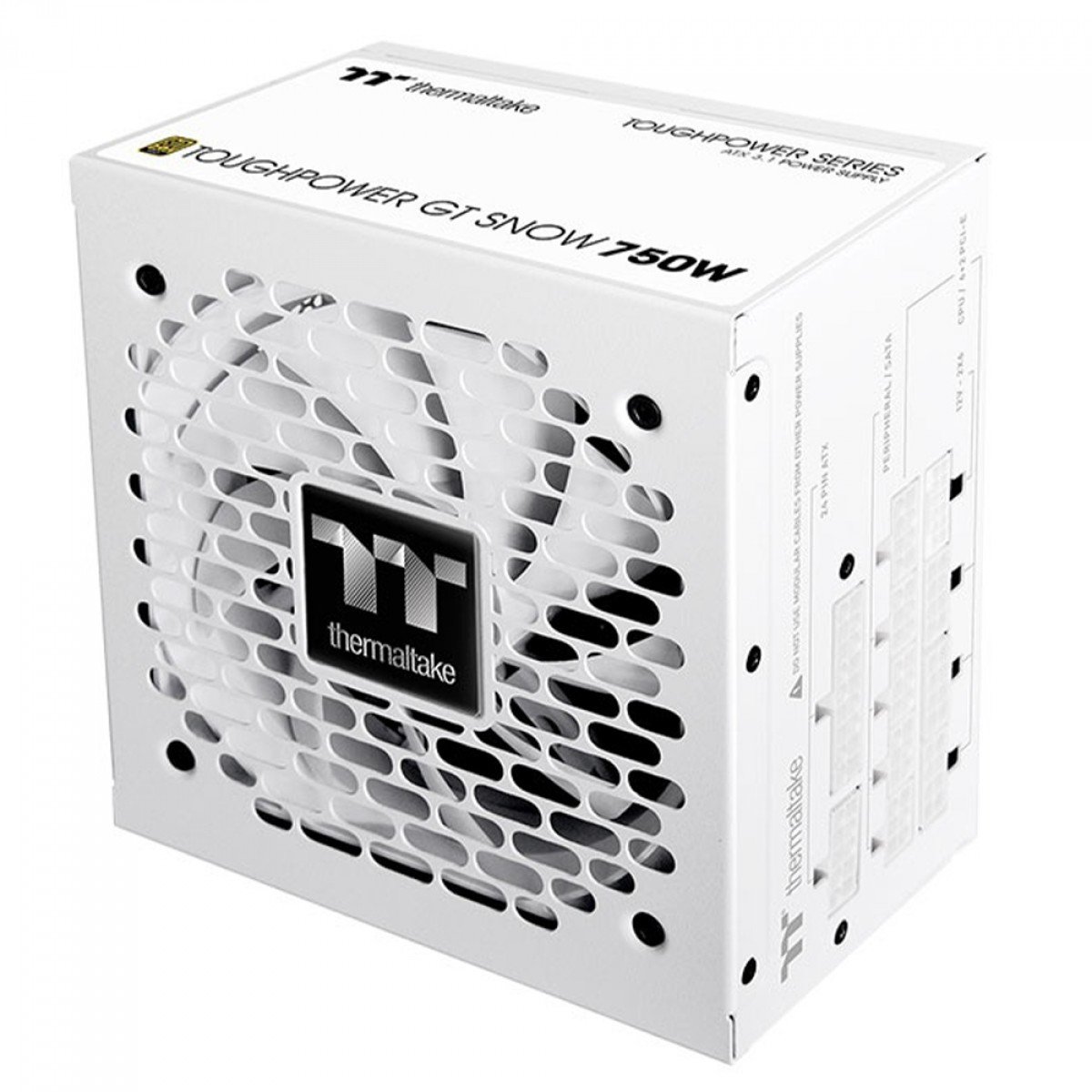 動作確認済 Thermaltake 電源ユニット (750W White) Fonte 750W Branca Thermaltake Toughpower GT, 80 Plus Gold, PFC