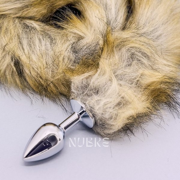 Plug Anal Rabo de Raposa Marrom P | Nubre Plug Anal Rabo de Raposa Marrom P | Nubre