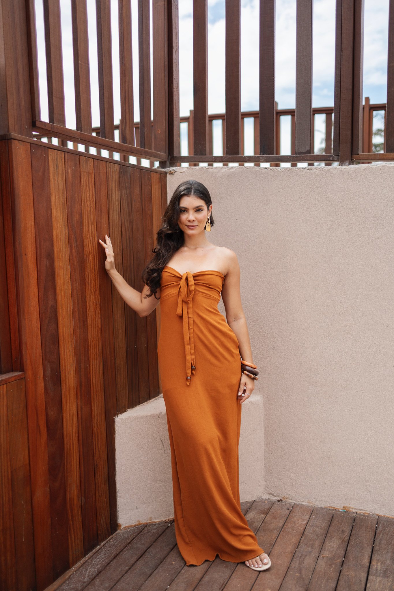 vestido longo emane | AJUBÁ | design capixaba