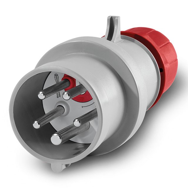 Plugue Reversível 3P+N+T 6h 16A 346-415V IP44/54 213.1637RV Scame ...