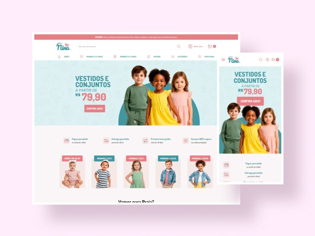 Nino - Moda Infantil | Loja de Serviços da Bagy