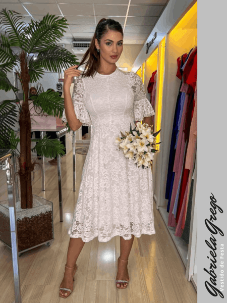 Vestido Midi Roupa Para Casamento Civil Madrinha Vestido Midi Rosê