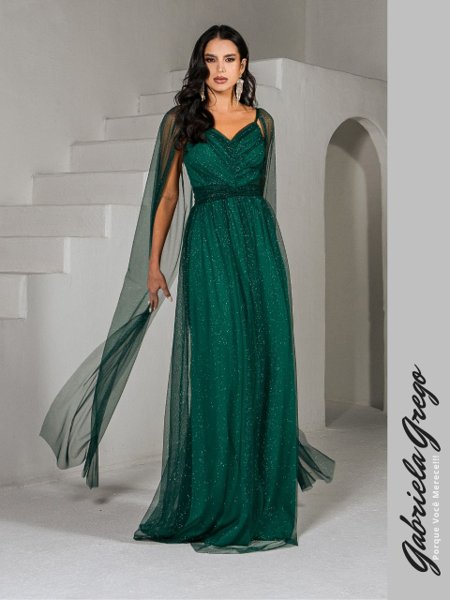 Tule Verde Vestidos De Festa Verde Esmeralda Vestido De Festa