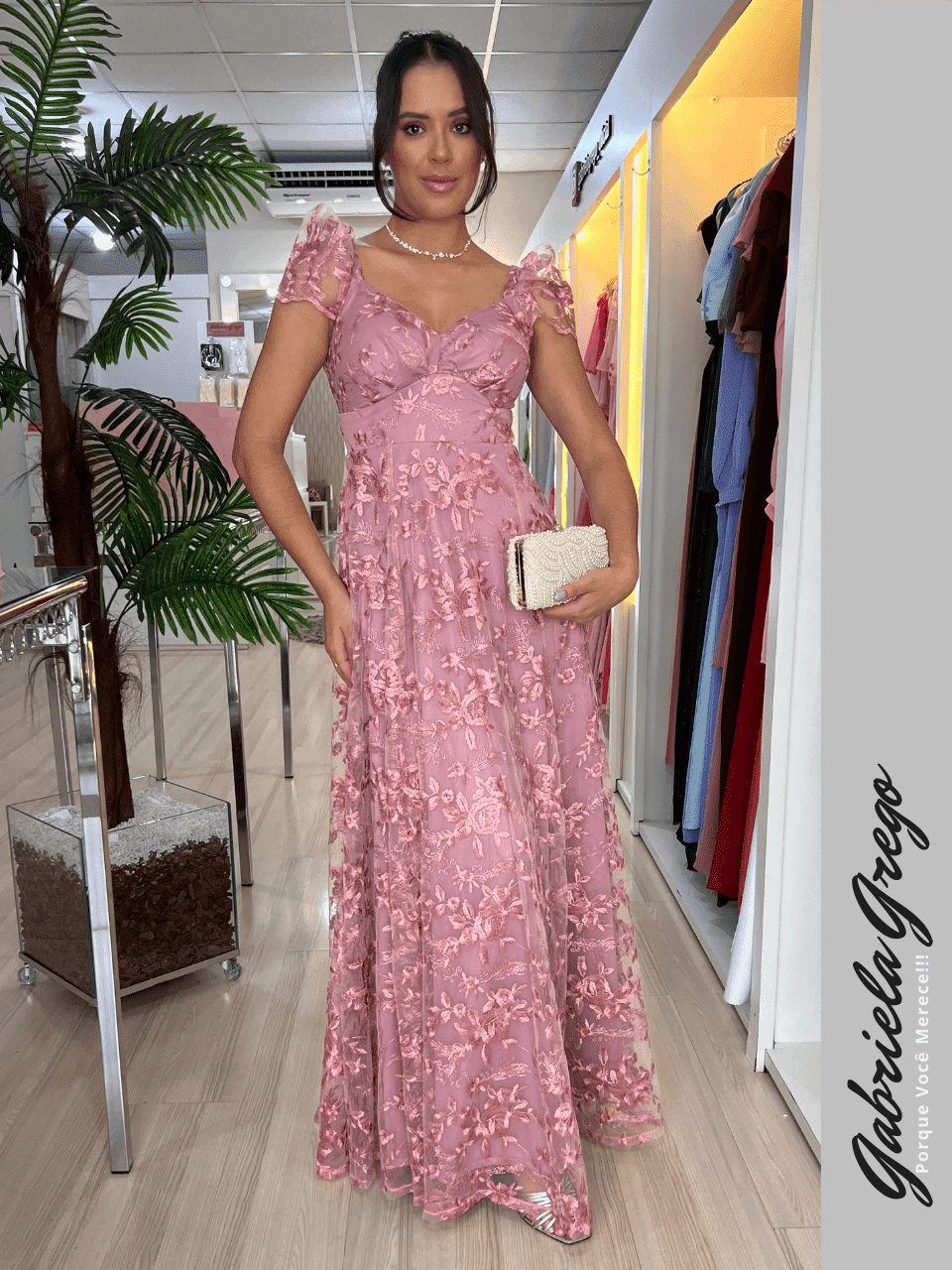 Longo Plus Vestido Rose Longo Para Festa Vestido Rose Gold Vestido