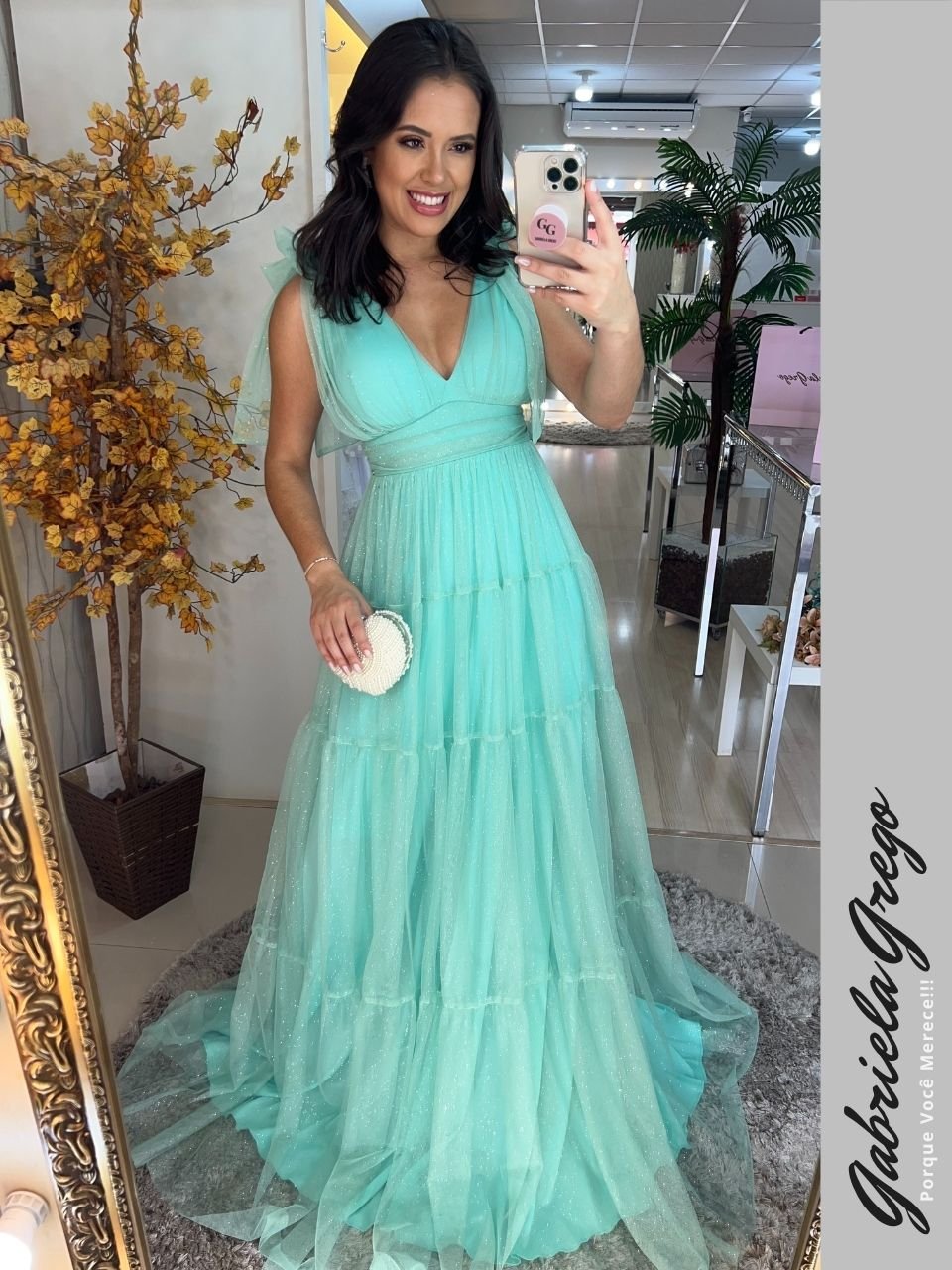 verde menta vestido verde midi festa