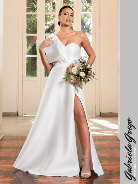 Wedding Dress Vestido De Noiva Simples Para Civil Casamento