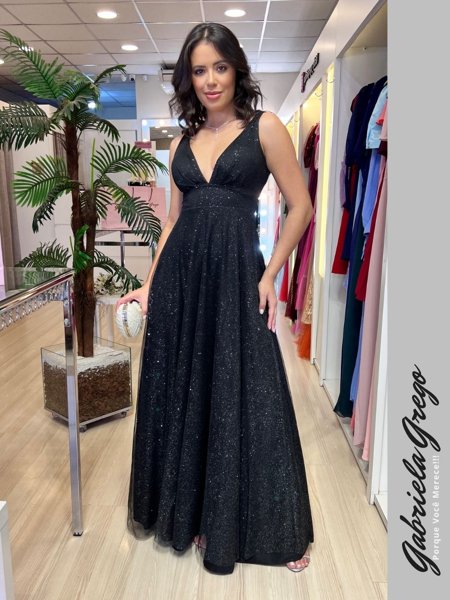 vestido preto loja vestido festa barra shopping