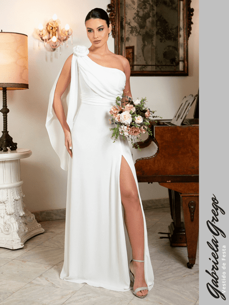 Vestido Casamento Civil Longo Simples Noiva Simples Que Tipo De